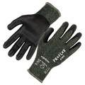 Proflex By Ergodyne ANSI A7 Nitrile Coated CR Gloves, Green, Size XXL 7070